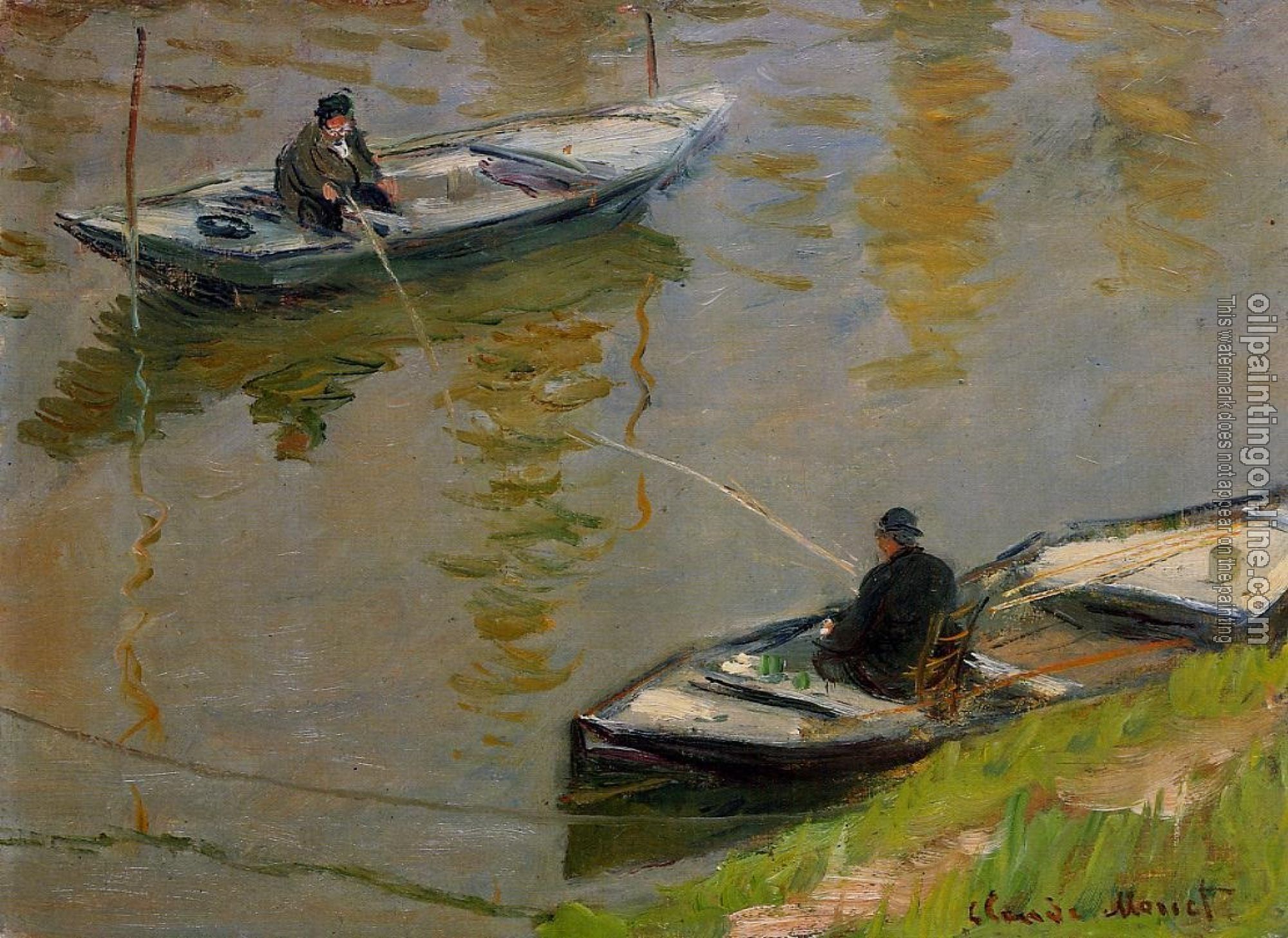 Monet, Claude Oscar - Two Anglers